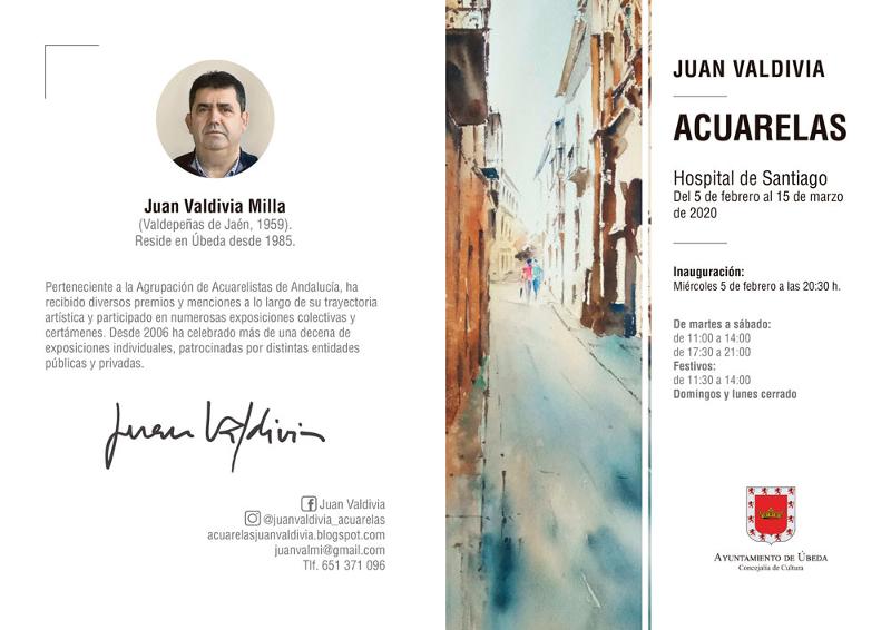 Acuarelas Juan Valdivia Exposición