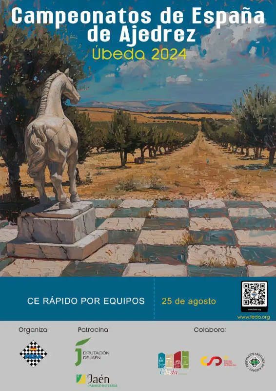 Campeonato España Ajedrez Rápido Úbeda 2024 - cartel